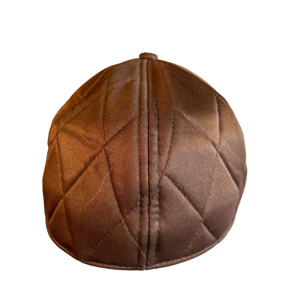Quilted Brown Top Gear Cap Size S - Picture 7 of 9